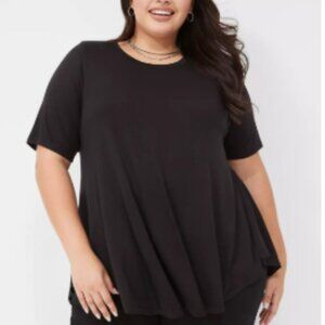 Lane Bryant - Max Swing Perfect Sleeve Crew-Neck Tee
